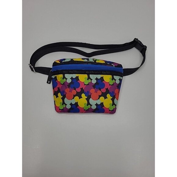 Disney Handbags - Disney Parks Walt Disney World Fanny Pack Colorful Mickey Mouse